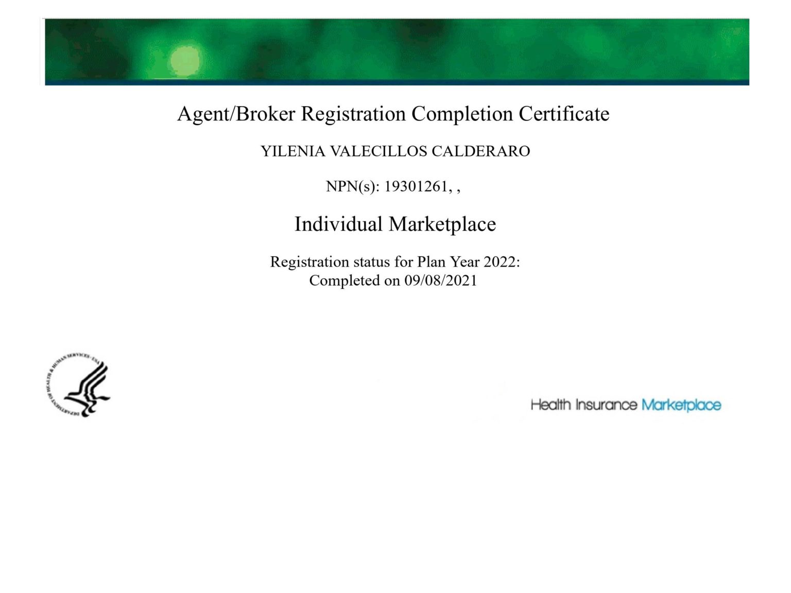 Certificado Marketplace 22