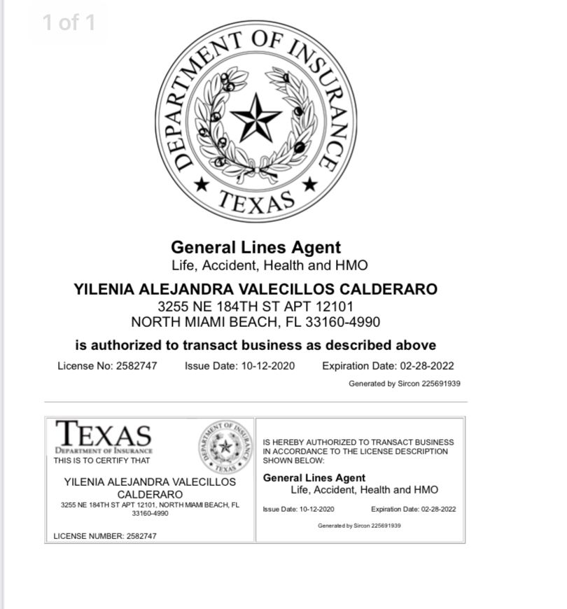 LICENCIA-TEXAS